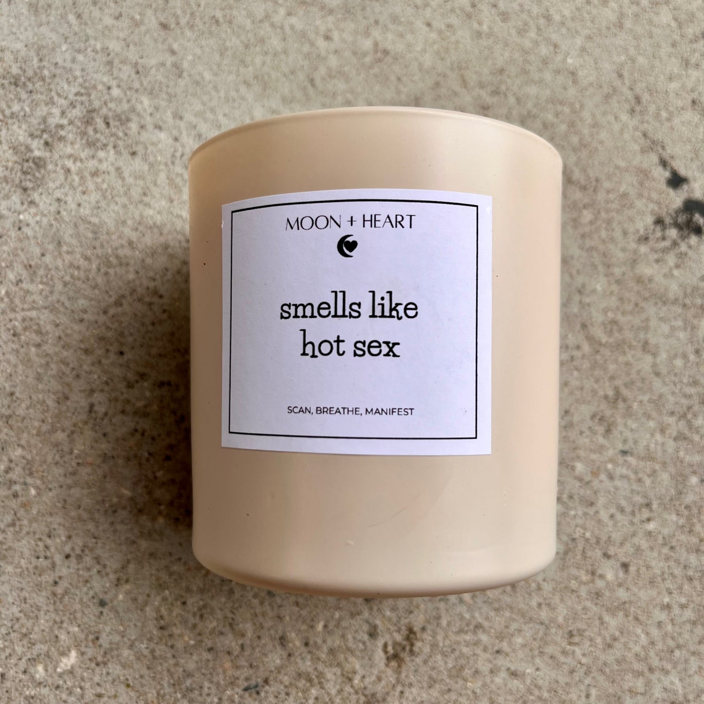 SMELLS LIKE HOT SEX Candle | Carnelian, Red Jasper, Rose Quartz