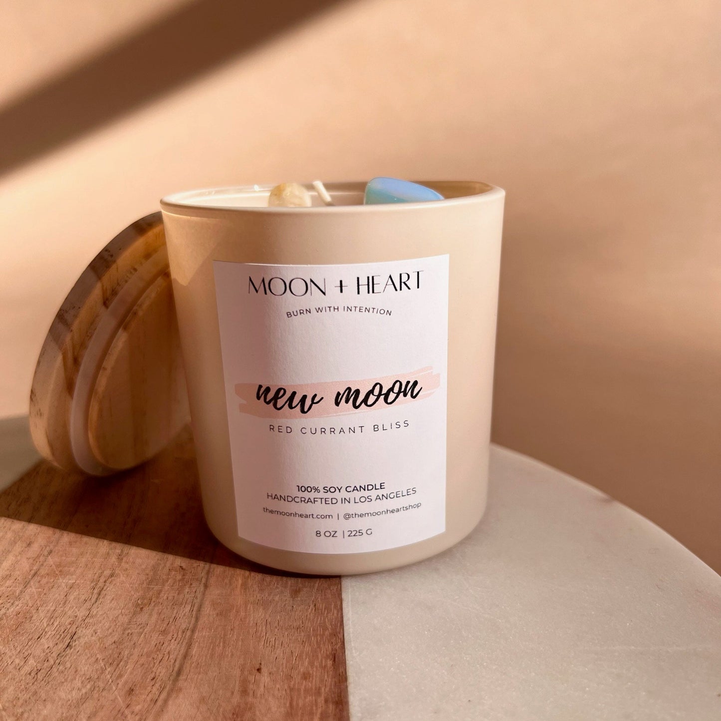 Moon Ritual Gift Set of 3 candles | Full Moon Intention Candles | Homemade candles | Manifestation Candle