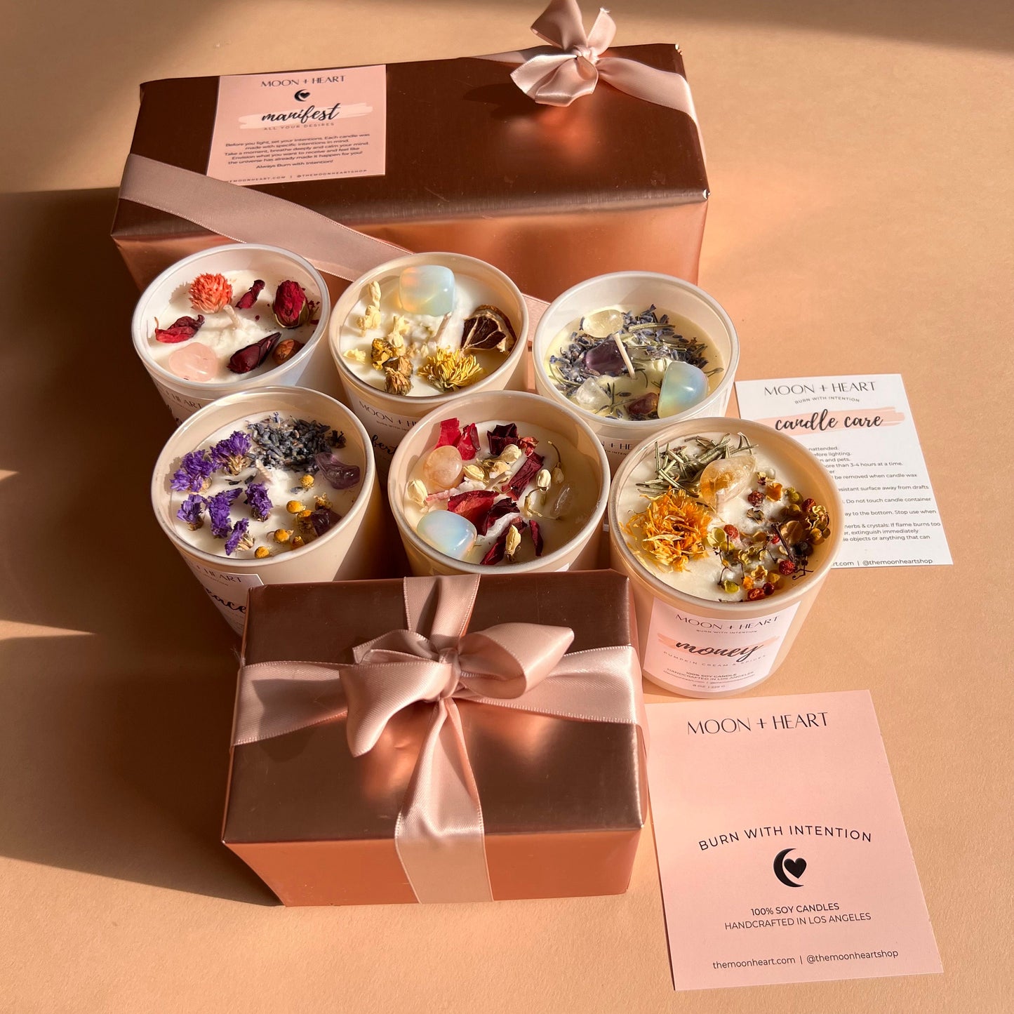 HAPPY BIRTHDAY Intention Candle | Crystal Infused Candle | Manifestation Candle | Homemade candles