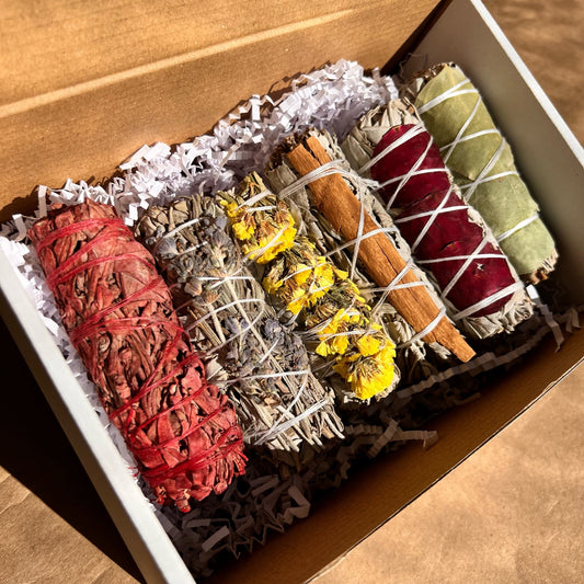 Sage Bundle of 6 | Cleansing Sage | Smudge kit | White Sage | Smoke Cleanse | Smudge sticks