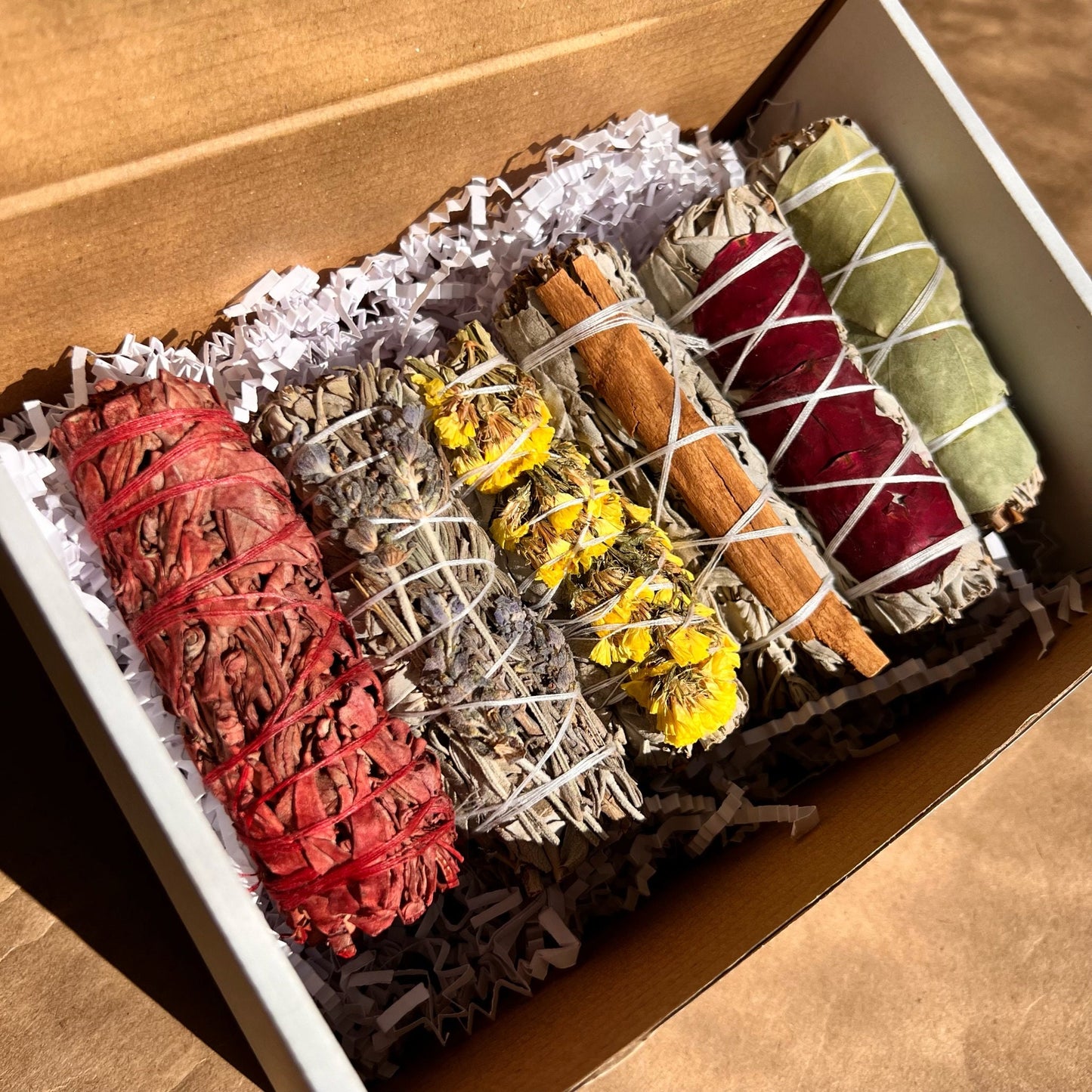 Sage Bundle of 6 | Cleansing Sage | Smudge kit | White Sage | Smoke Cleanse | Smudge sticks