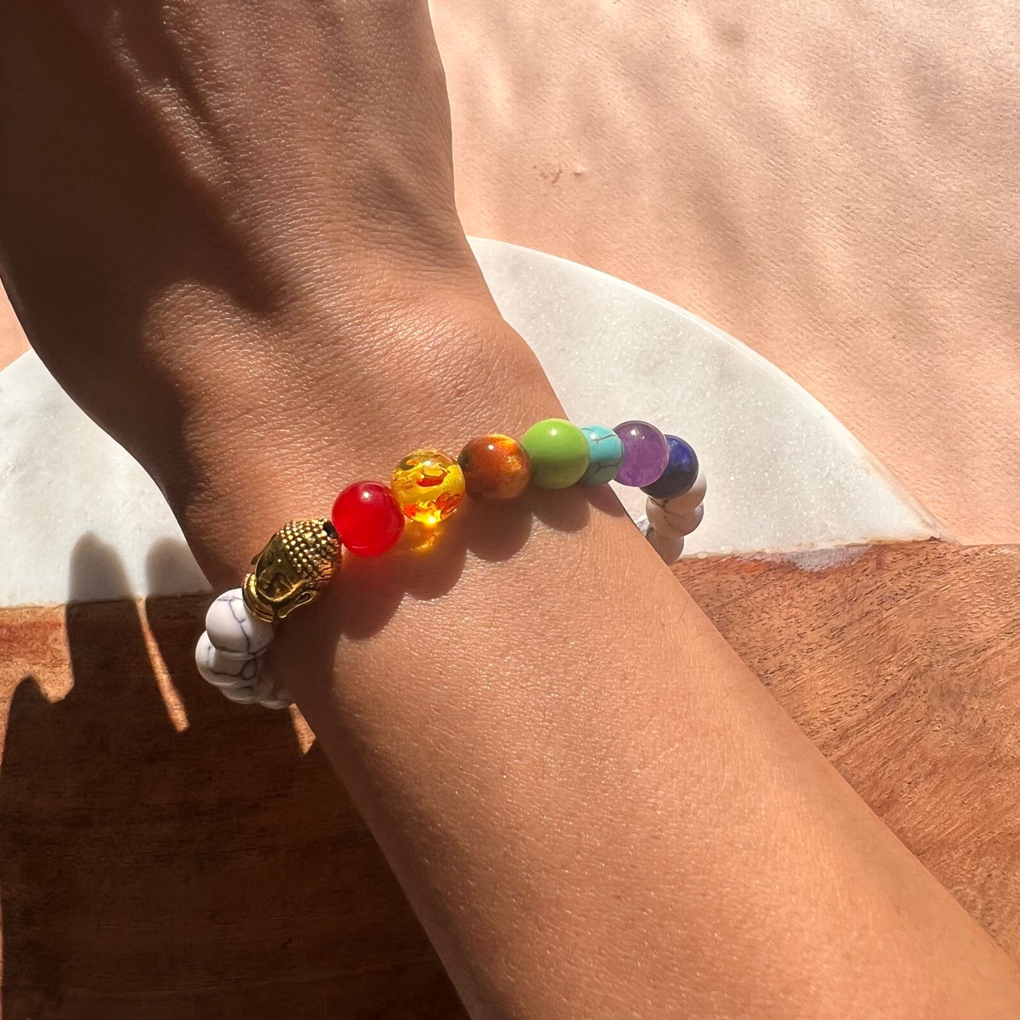 7 Chakra Bracelet | Buddha bracelet | Chakra Stone set | Strength Bracelet | Chakra Art