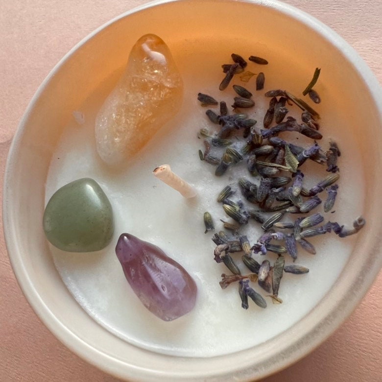 SAGITTARIUS Candle | Zodiac candle | Crystal Infused candle | Intention Candle | Manifestation Candle