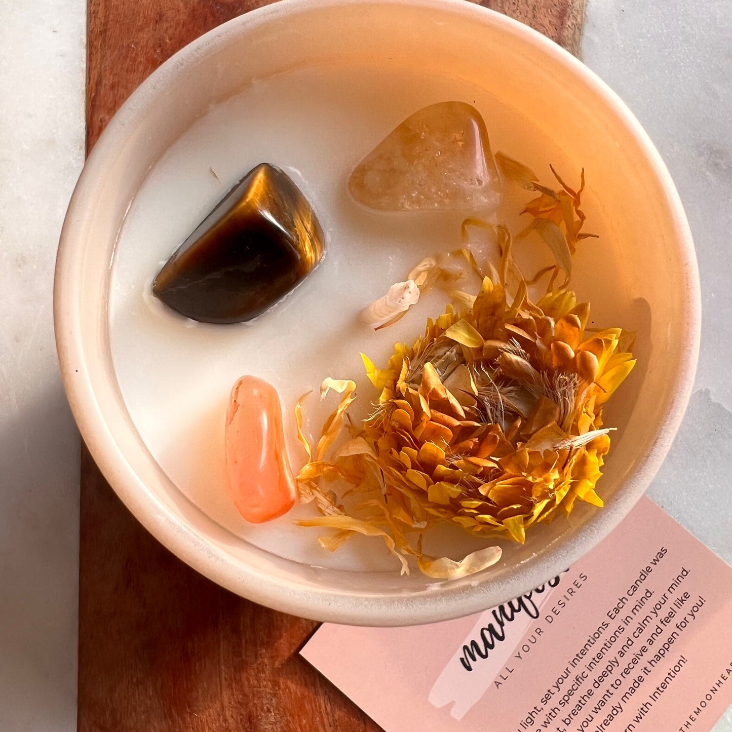 Gemini Candle | Zodiac candle | Crystal Infused candle | Intention Candle | Manifestation Candle