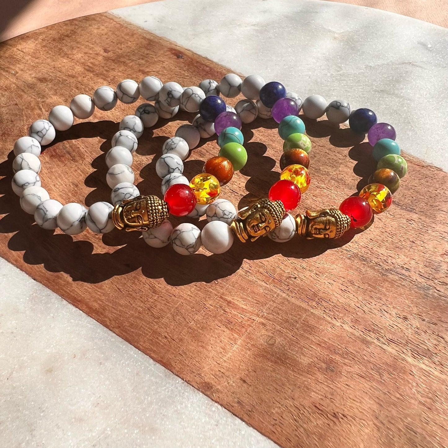 7 Chakra Bracelet | Buddha bracelet | Chakra Stone set | Strength Bracelet | Chakra Art