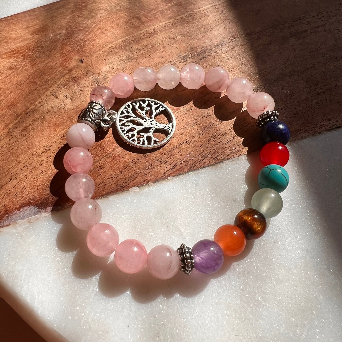 7 Chakra Bracelet | Tree of Life bracelet | Chakra Stone set | Strength Bracelet | Chakra Art