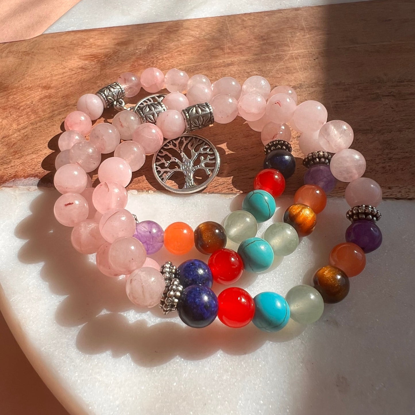 7 Chakra Bracelet | Tree of Life bracelet | Chakra Stone set | Strength Bracelet | Chakra Art