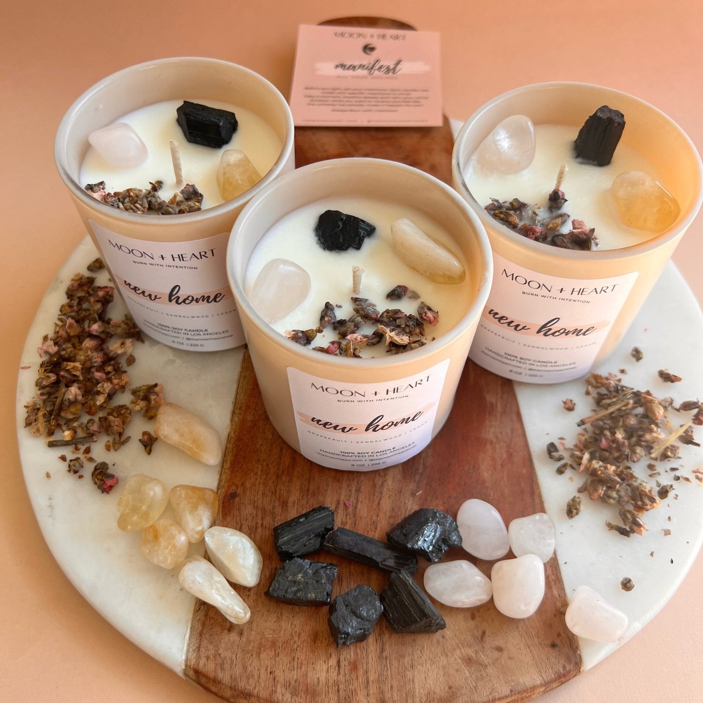 NEW HOME intention Candle