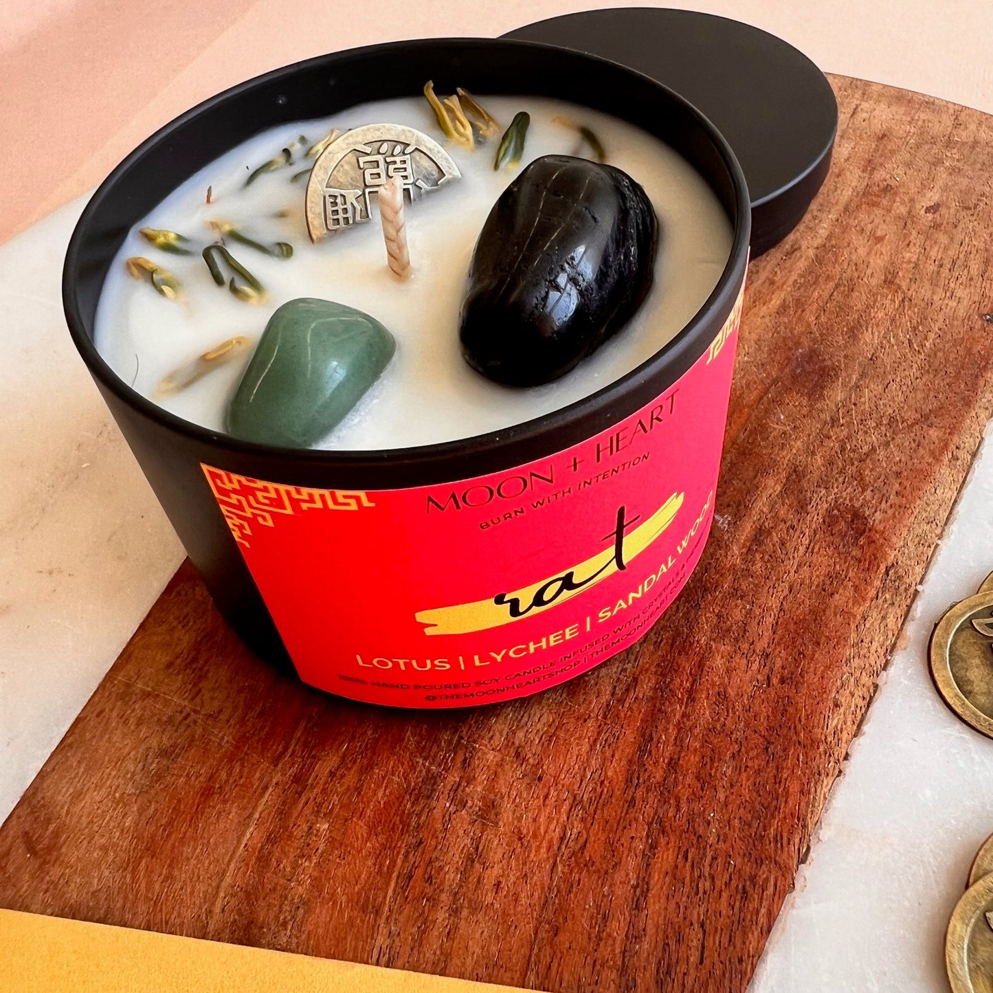 RAT Chinese ZODIAC |  Intention Candles | Chinese astrology candle | Manifestation Candle | Animal Zodiac candle