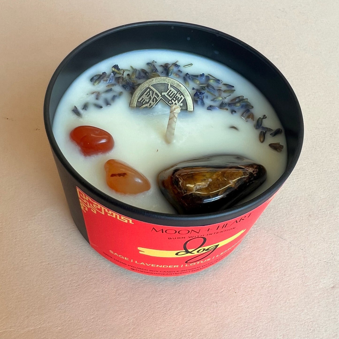 DOG Chinese ZODIAC |  Intention Candles | Chinese astrology candle | Manifestation Candle | Animal Zodiac candle