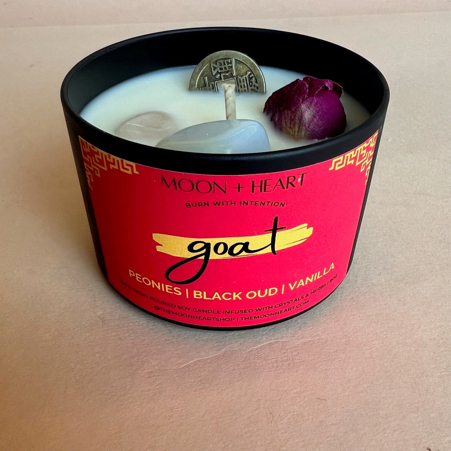 GOAT Chinese ZODIAC |  Intention Candles | Chinese astrology candle | Manifestation Candle | Animal Zodiac candle