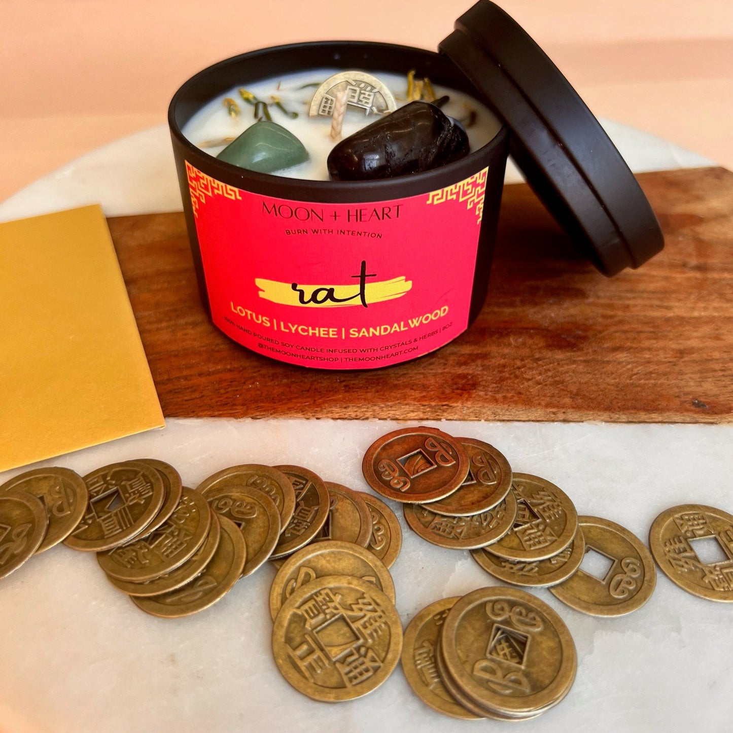 RAT Chinese ZODIAC |  Intention Candles | Chinese astrology candle | Manifestation Candle | Animal Zodiac candle