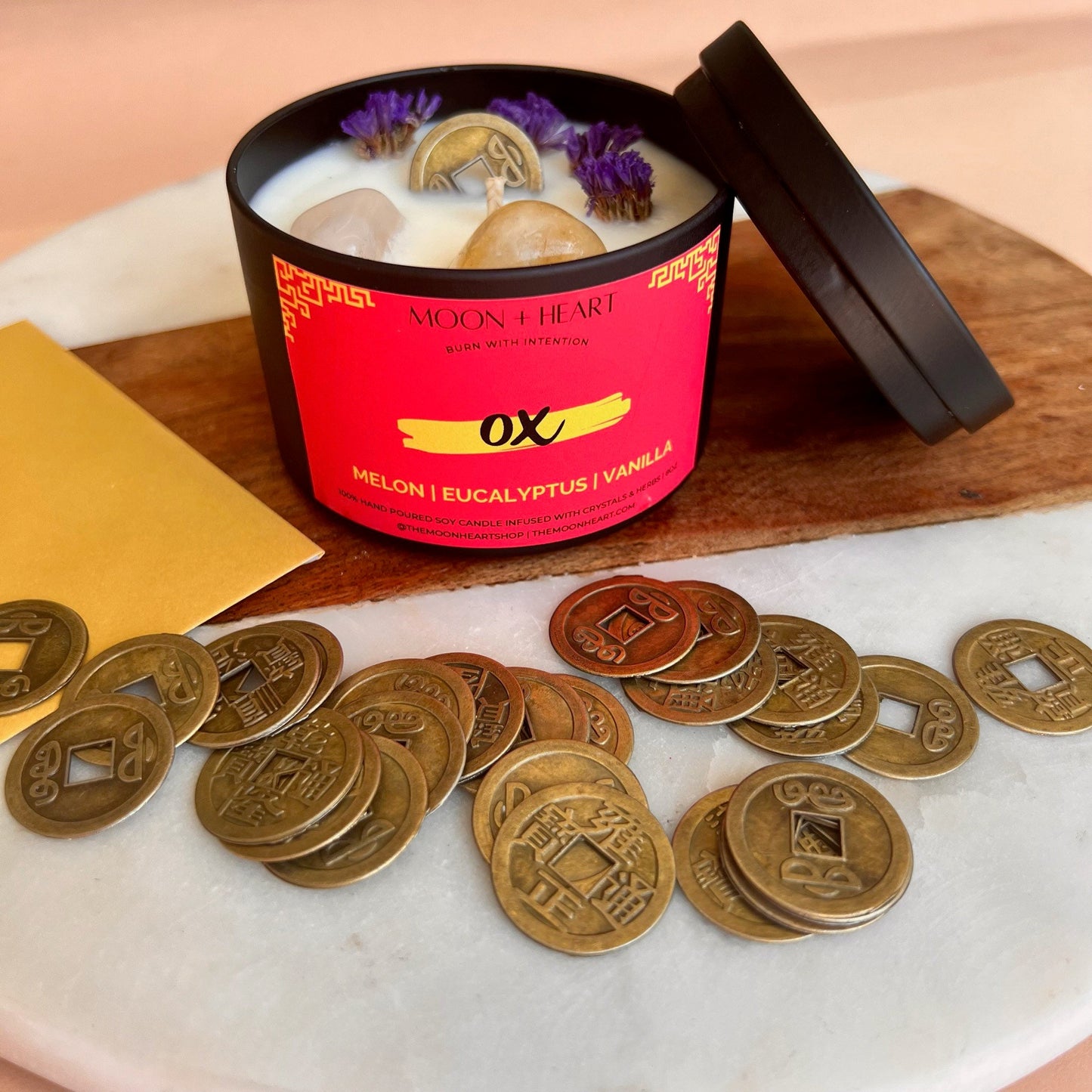 OX Chinese ZODIAC |  Intention Candles | Chinese astrology candle | Manifestation Candle | Animal Zodiac candle