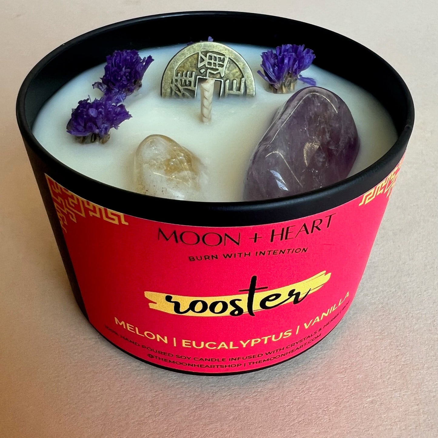 ROOSTER Chinese ZODIAC | Intention Candles | Chinese astrology candle | Manifestation Candle | Animal Zodiac candle