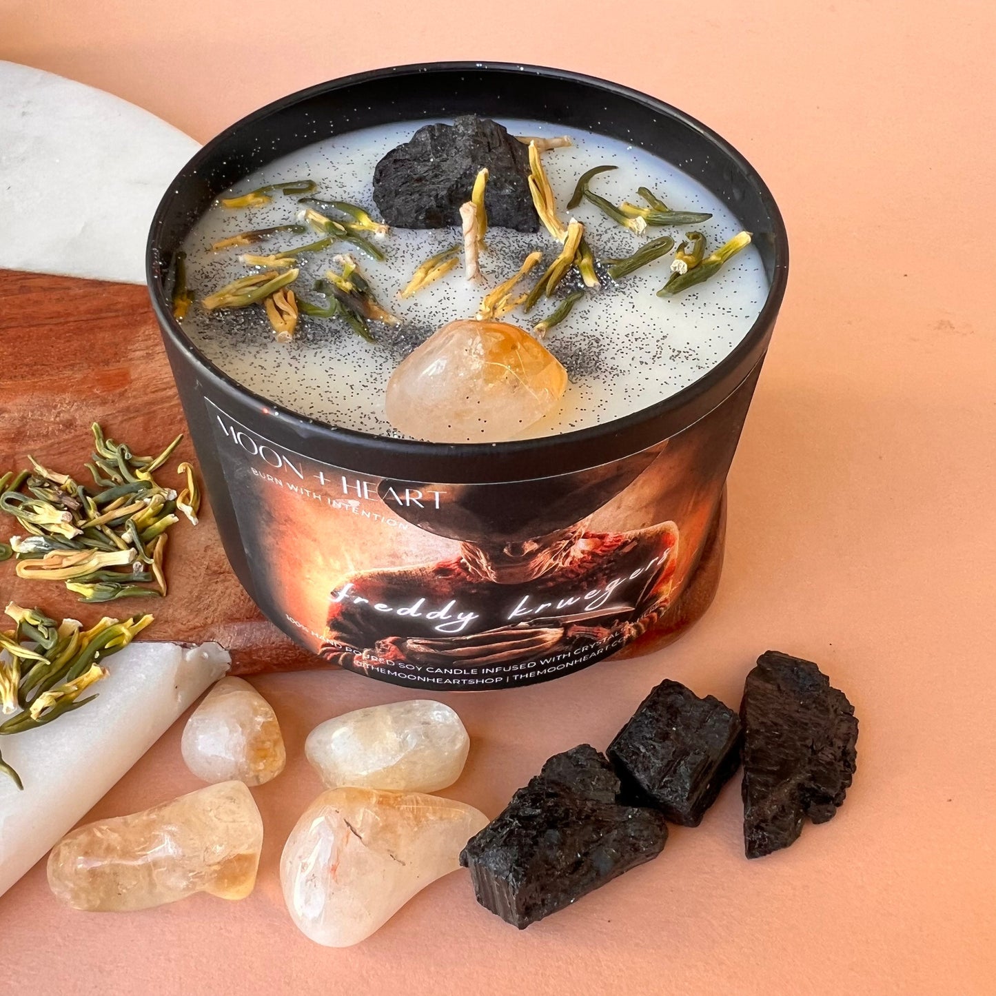 Freddy Krueger Halloween Candles | Intention Candle | Spooky Candles | Horror Candles | Homemade candles