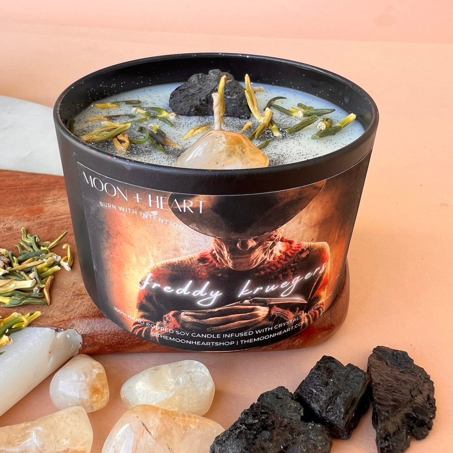 Freddy Krueger Halloween Candles | Intention Candle | Spooky Candles | Horror Candles | Homemade candles