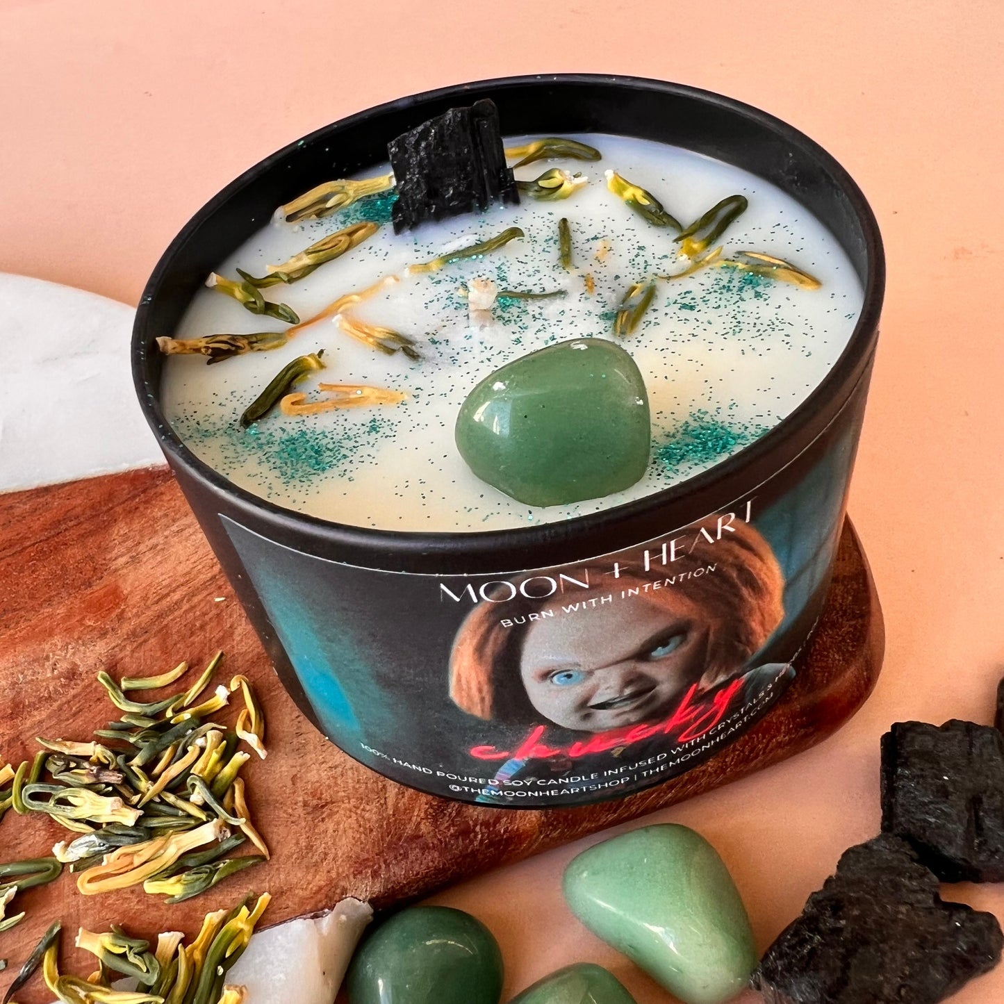 Chucky Movie Halloween Candle,  Intention Candle, Spooky season gift, Horror Candles, Scary movie Lover