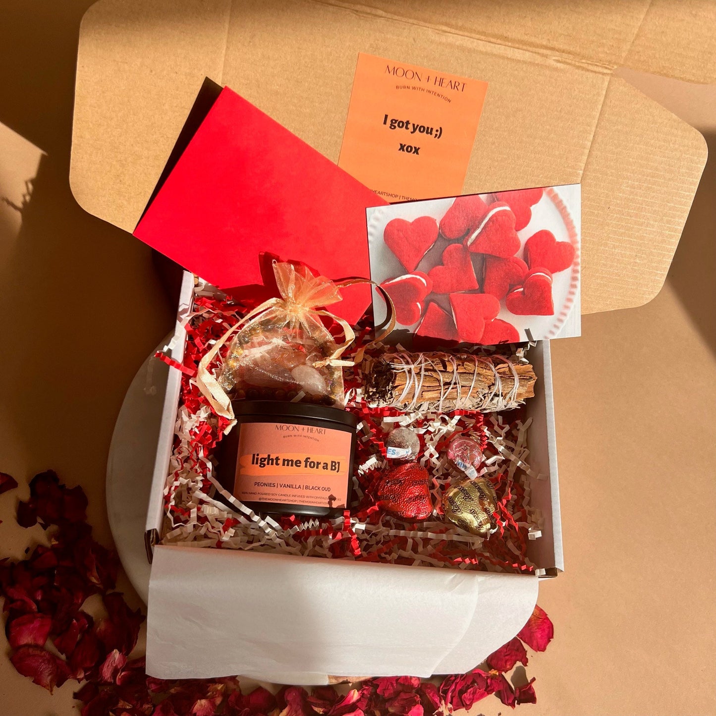 Valentine's Manifestation Kit for HIM | Prank gift | Manifestation candle | Valentine Gift for him | Self-care box | Intention candle