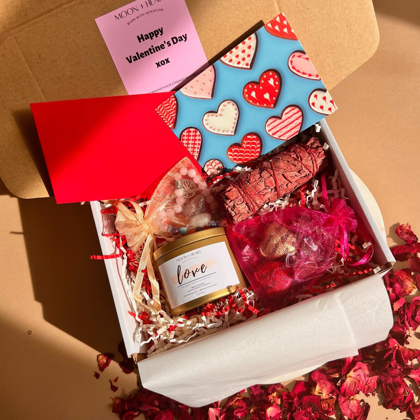 Valentine's Galentine's Gift Box Set, Gift box for women, Valentine's Gift basket, Personalized Gift, Sending a hug, Thinking of you