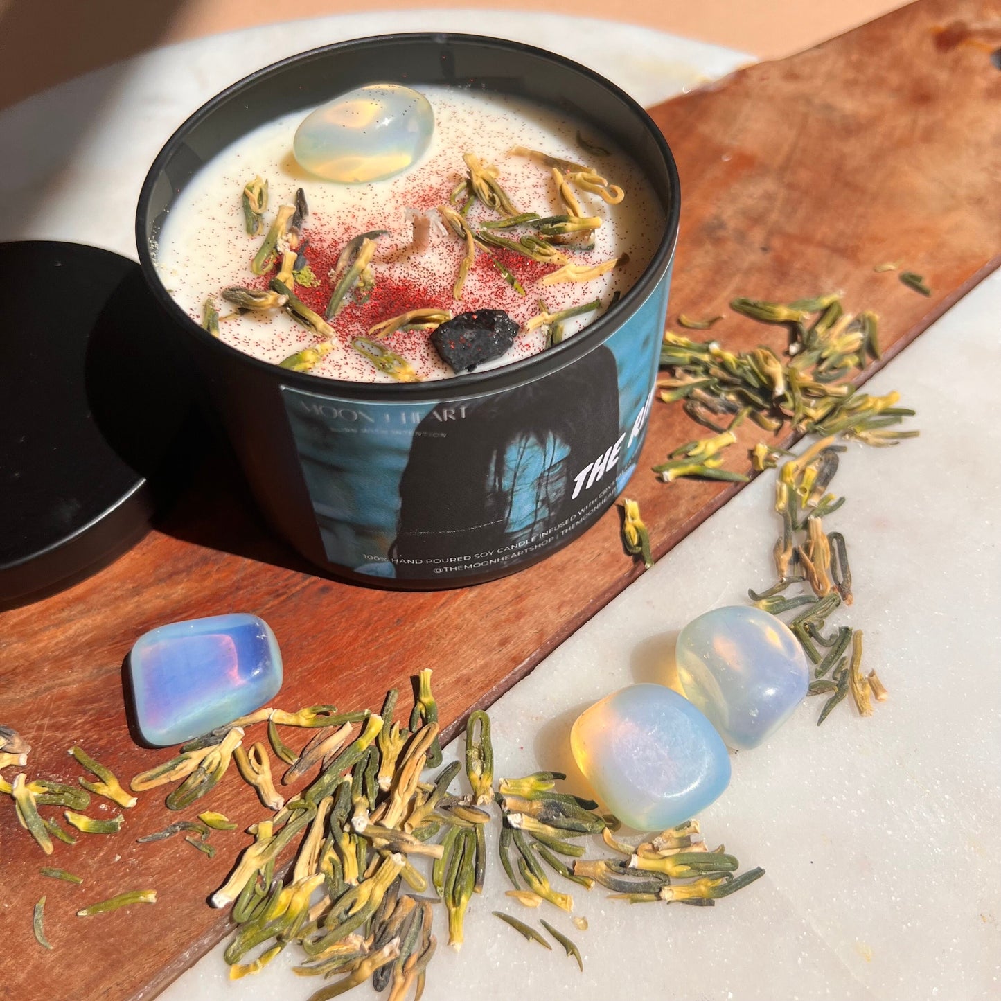 The Ring Movie | Halloween Candles | Intention Candle | Spooky Candles | Horror Candles | Homemade candles