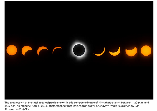 Total solar eclipse 2024: see photos of the sky spectacle