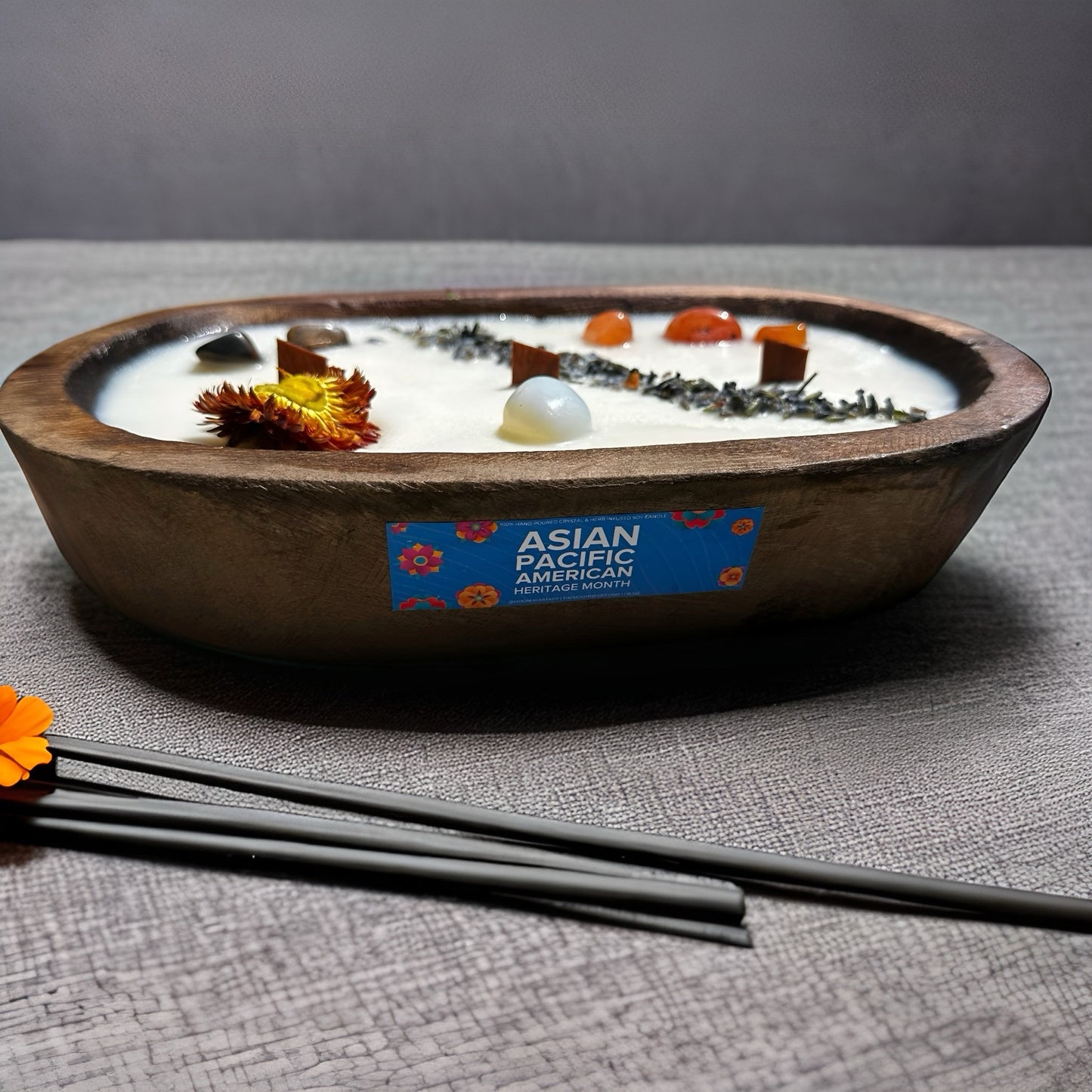 AAPI Asian Heritage Dough Bowl 3-wick Candle