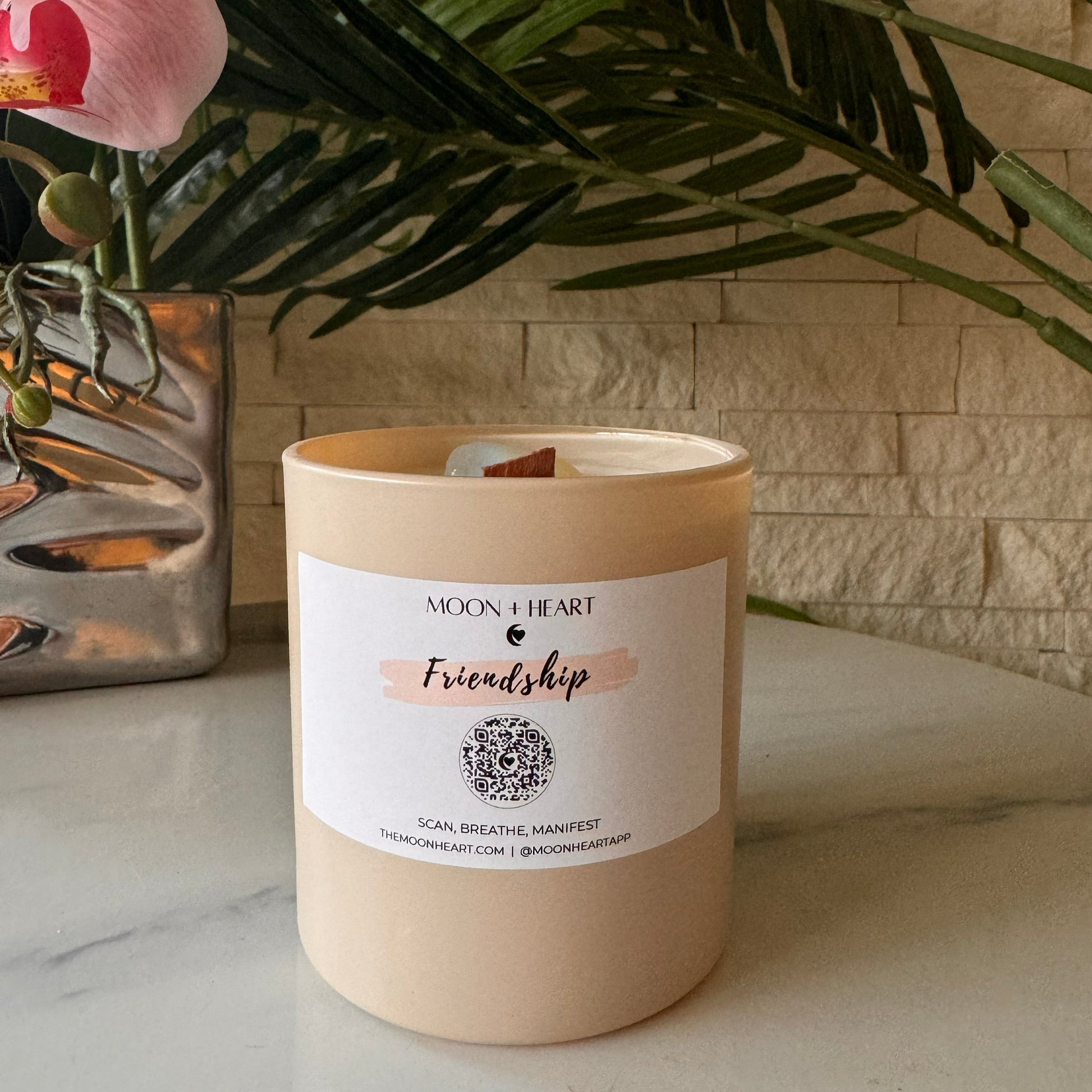 Friendship meditation candle