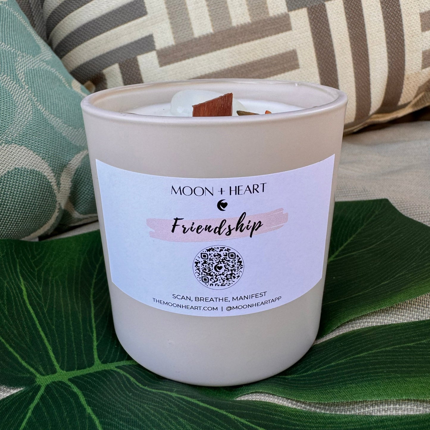 Friendship meditation candle