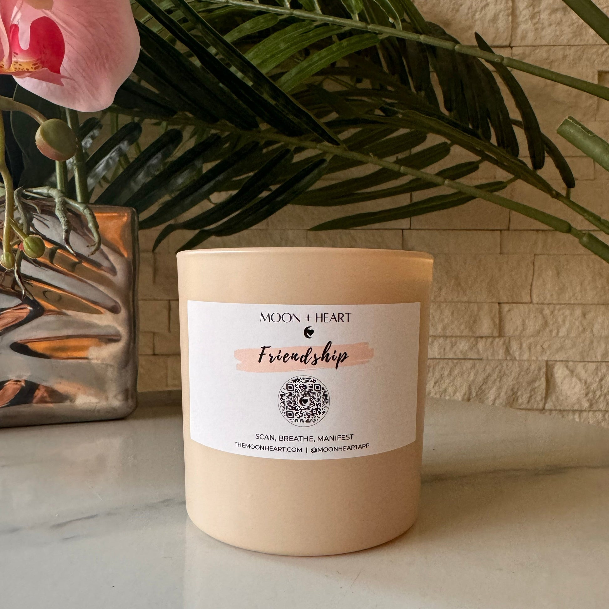 Friendship meditation candle