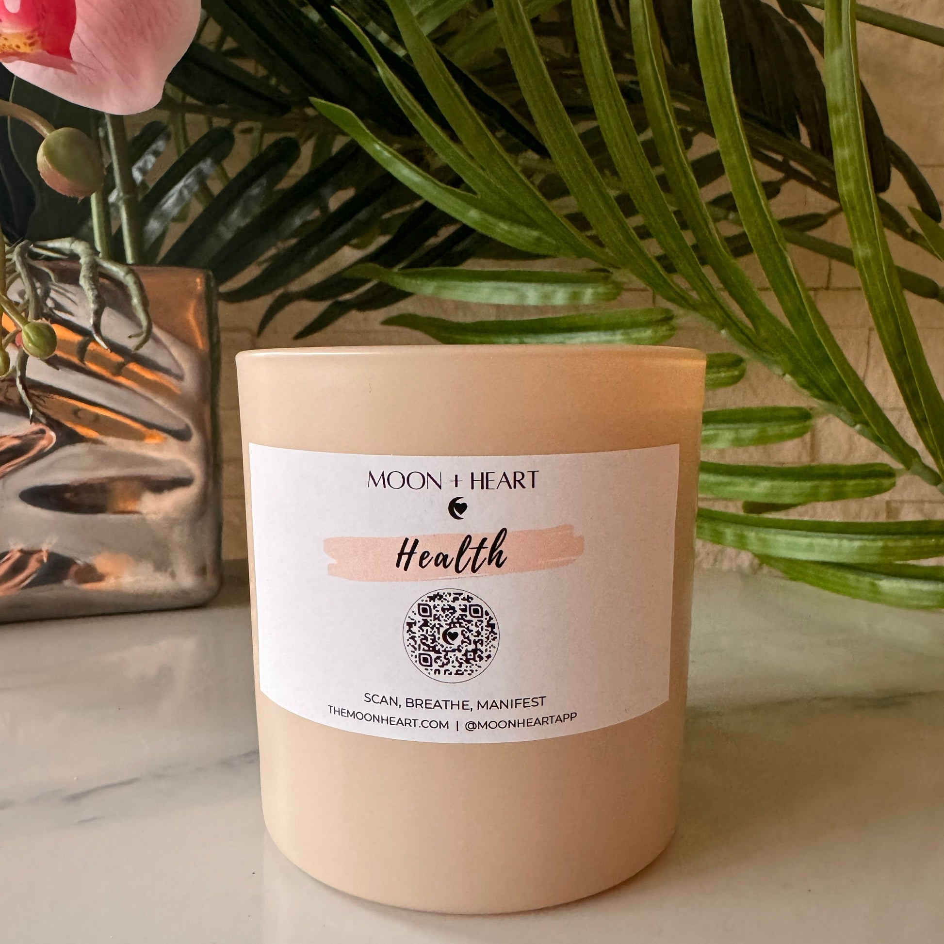 Health meditation candle