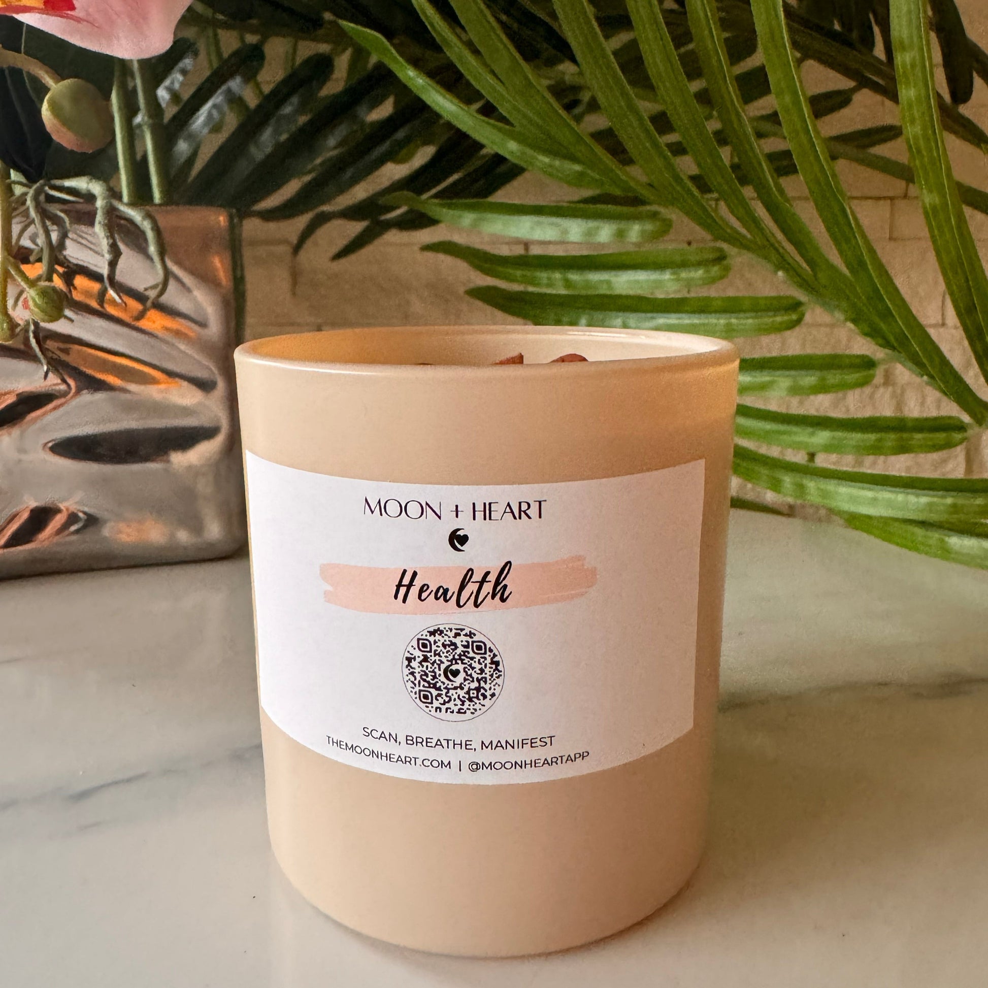 Health meditation candle