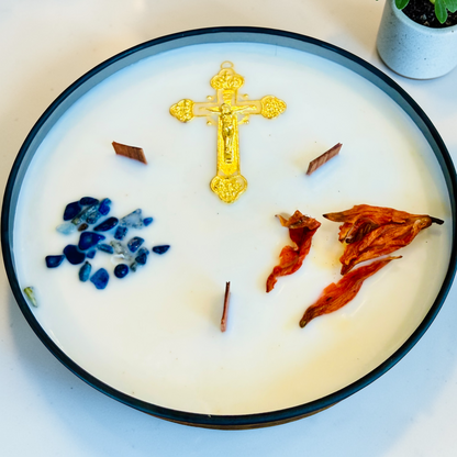 Jesus Christ "He is Risen" Easter Candle