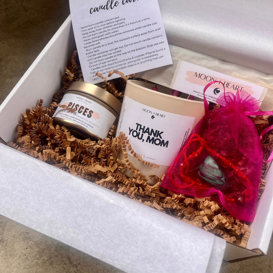 Mother's Day Gift Box | Self-care box for Mom | Intention candle Gift Box