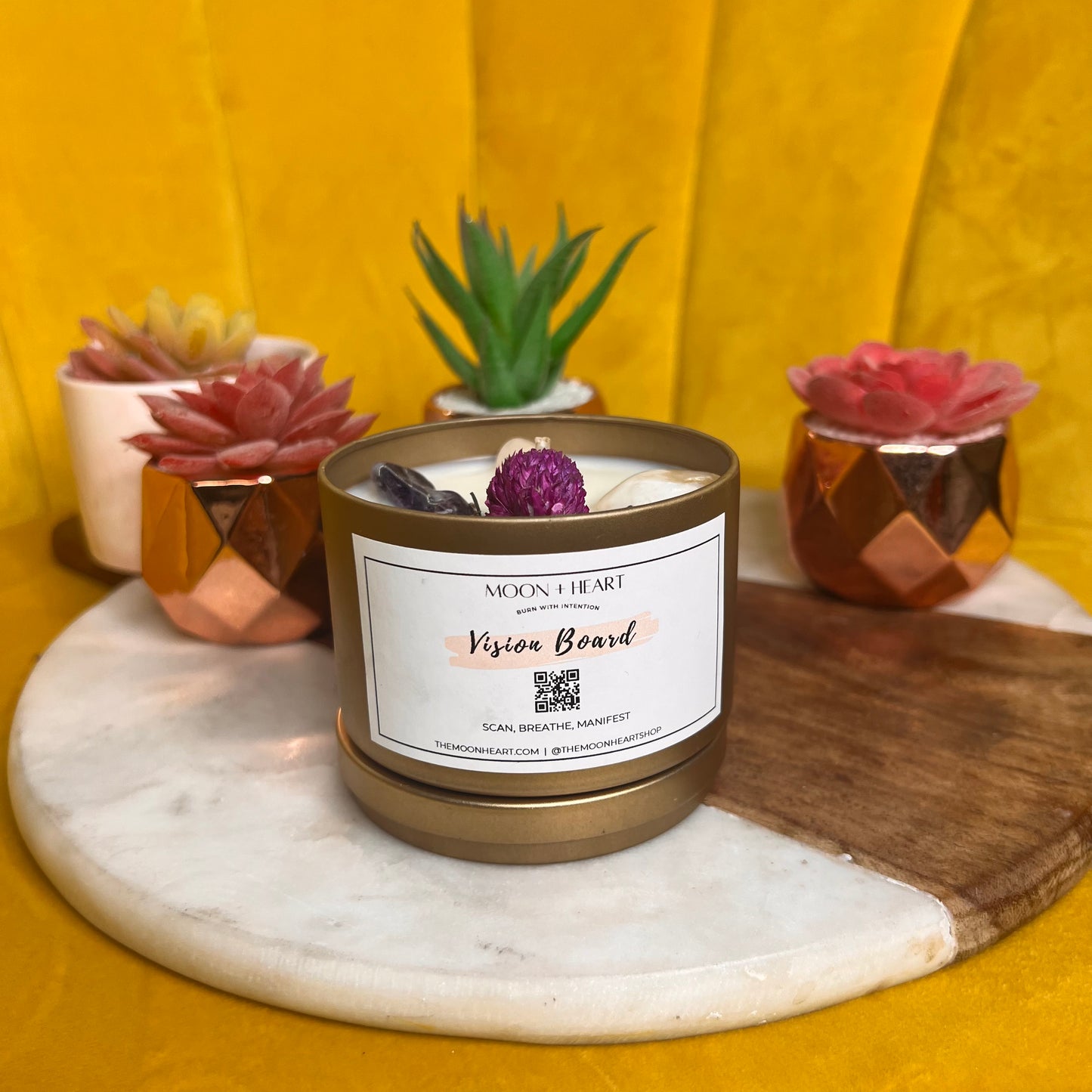 VISION BOARD intention candle