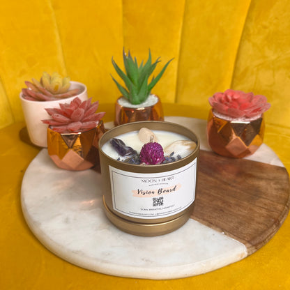 VISION BOARD intention candle
