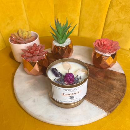 VISION BOARD intention candle