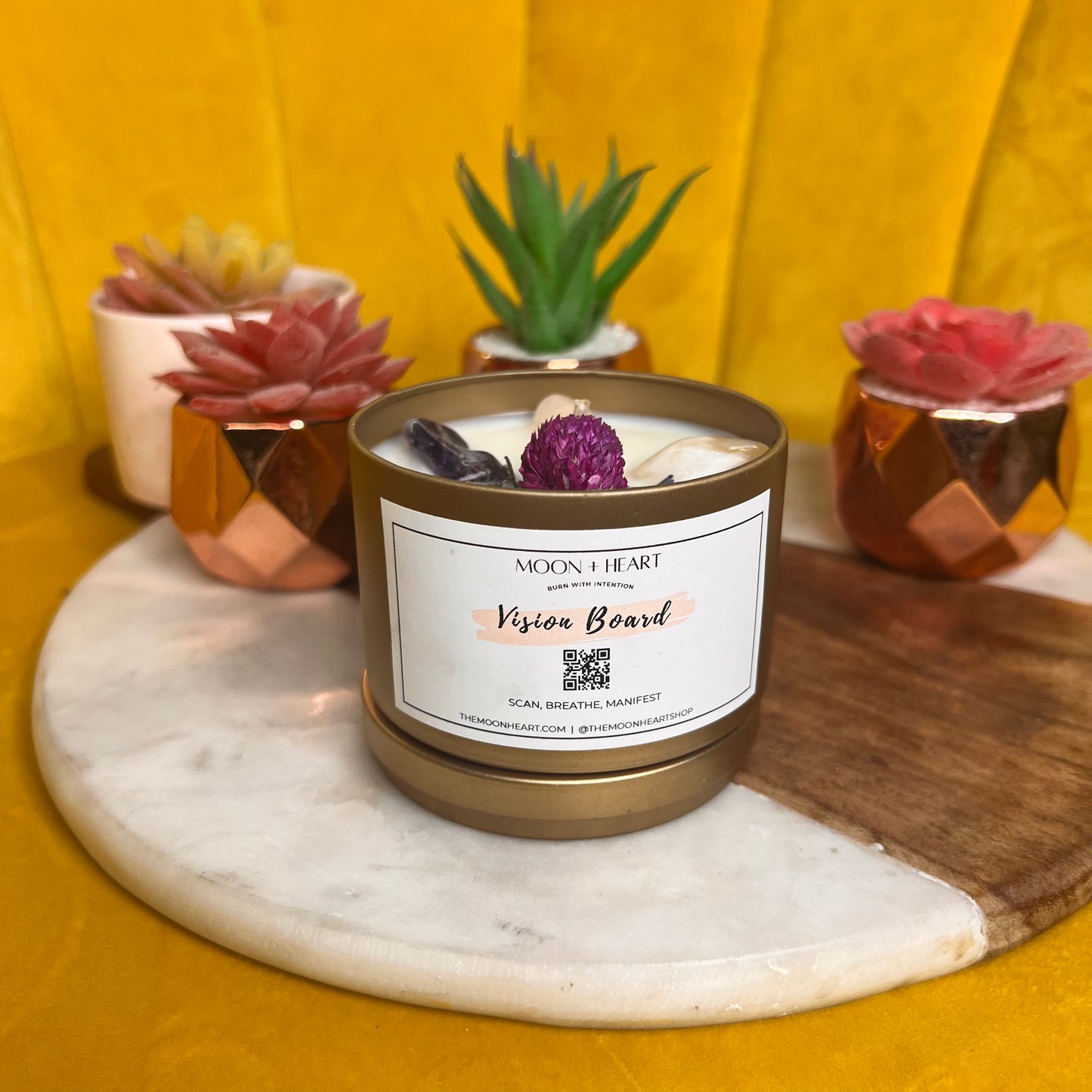 VISION BOARD intention candle