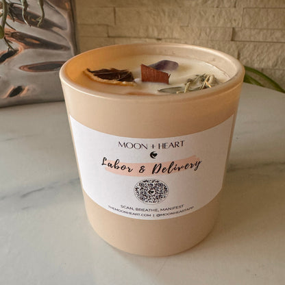 Labor & Delivery meditation candle