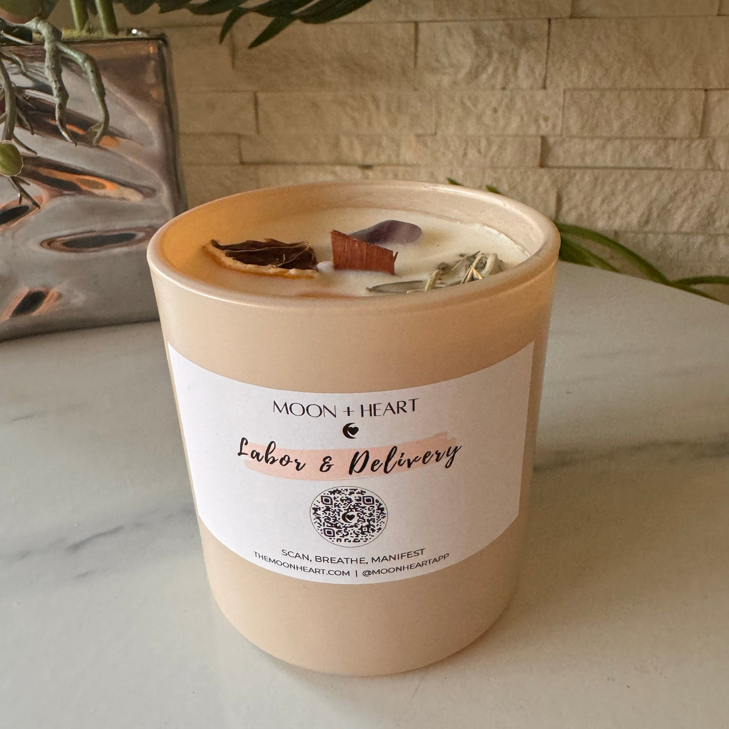 Labor & Delivery meditation candle