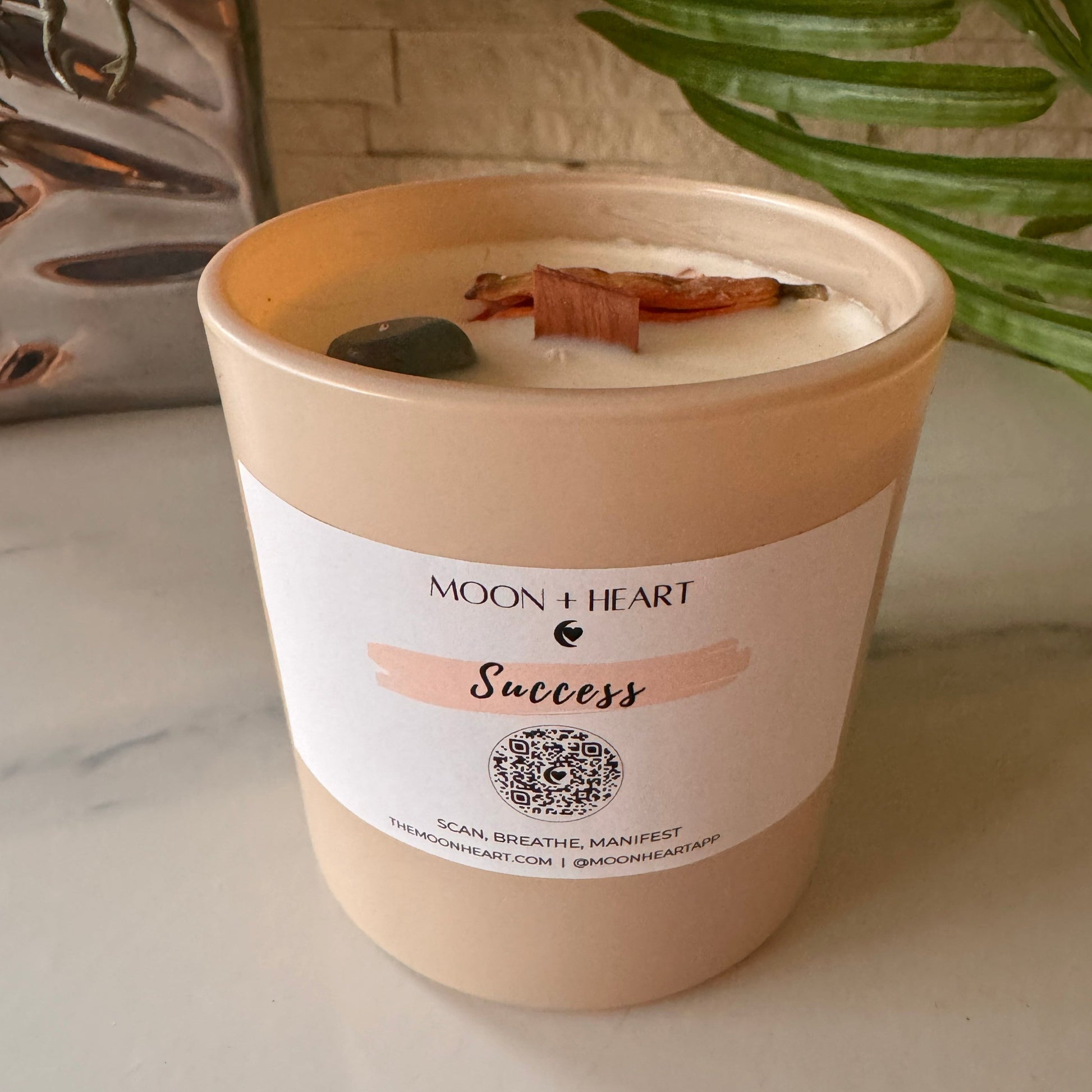 Success meditation candle