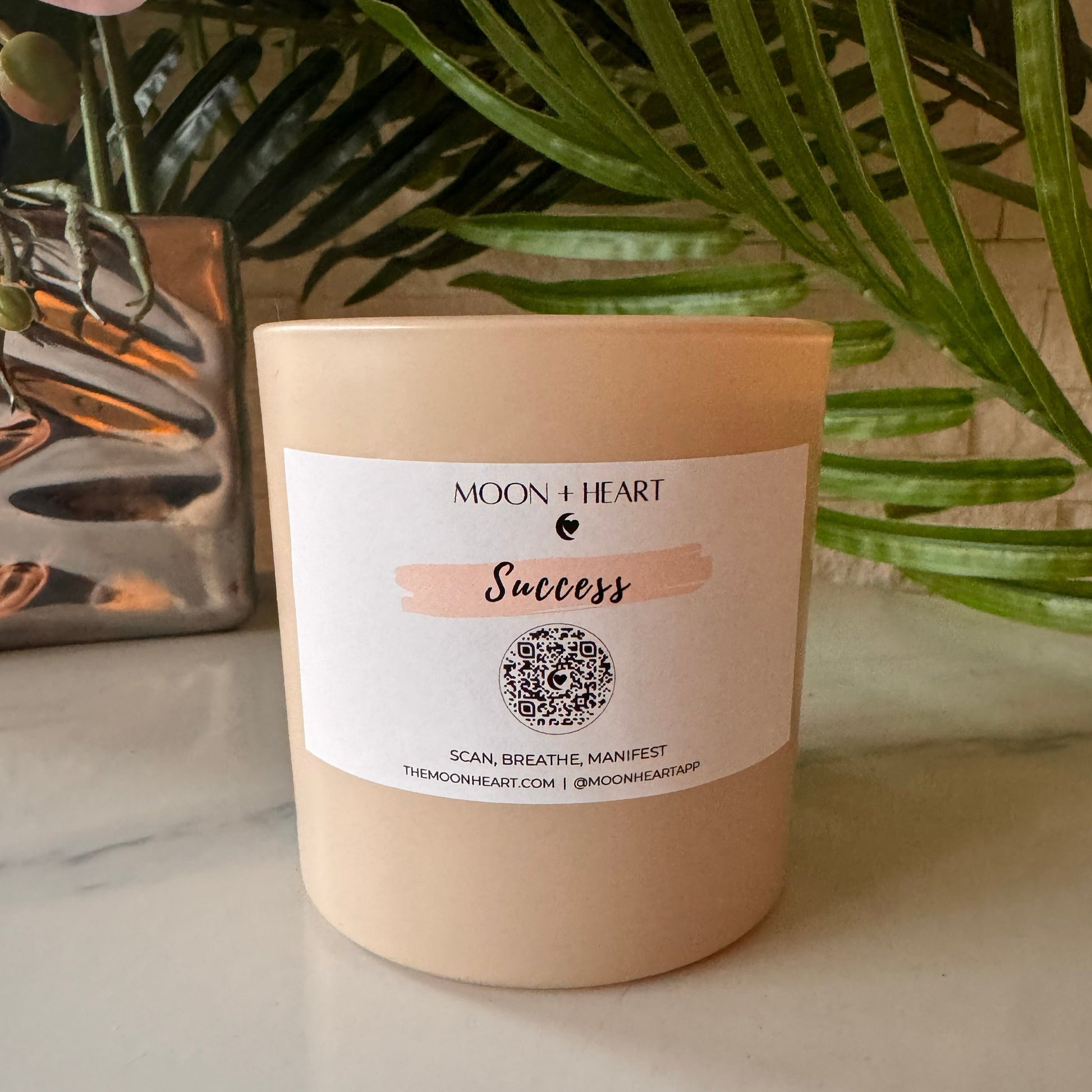 Success meditation candle