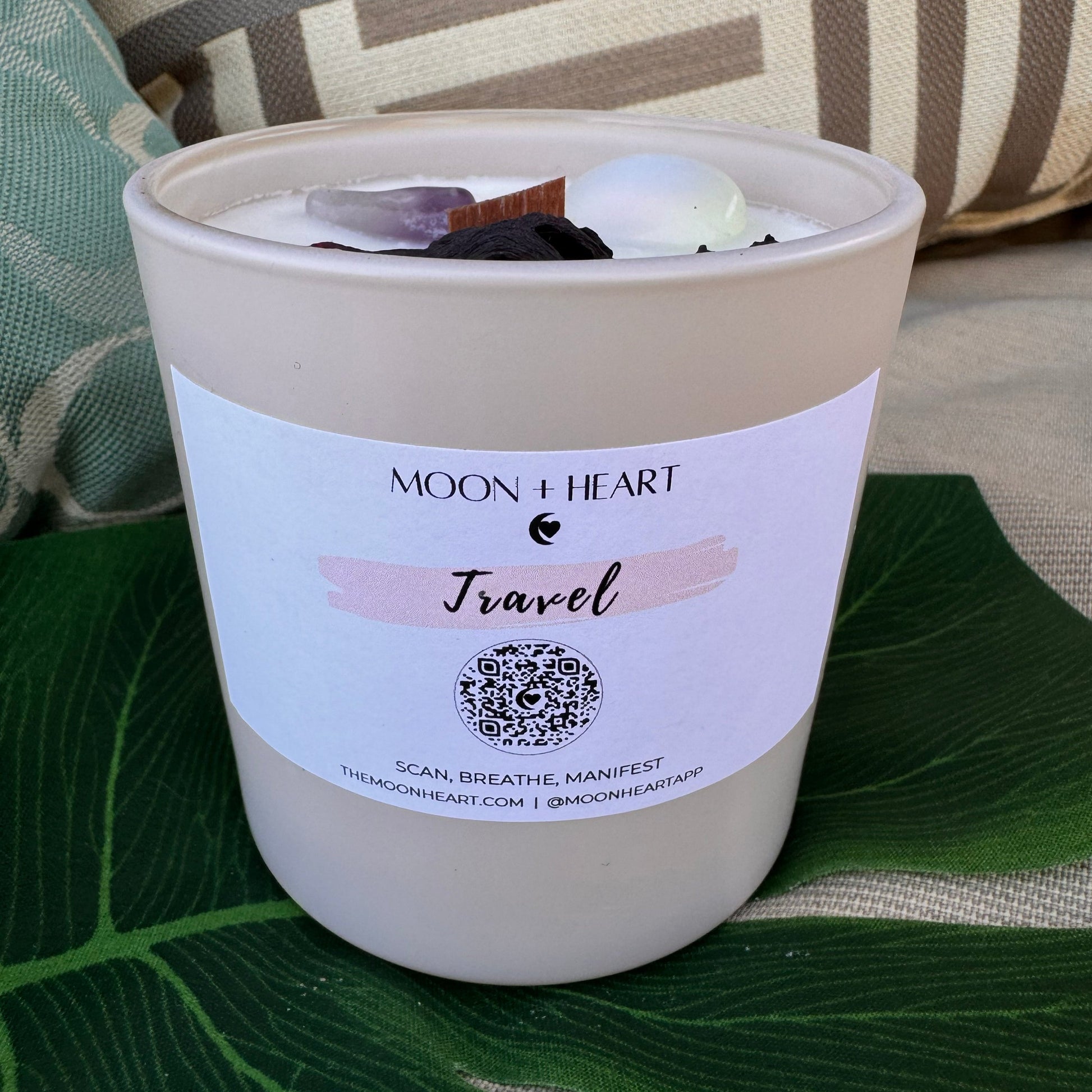 Travel meditation candle