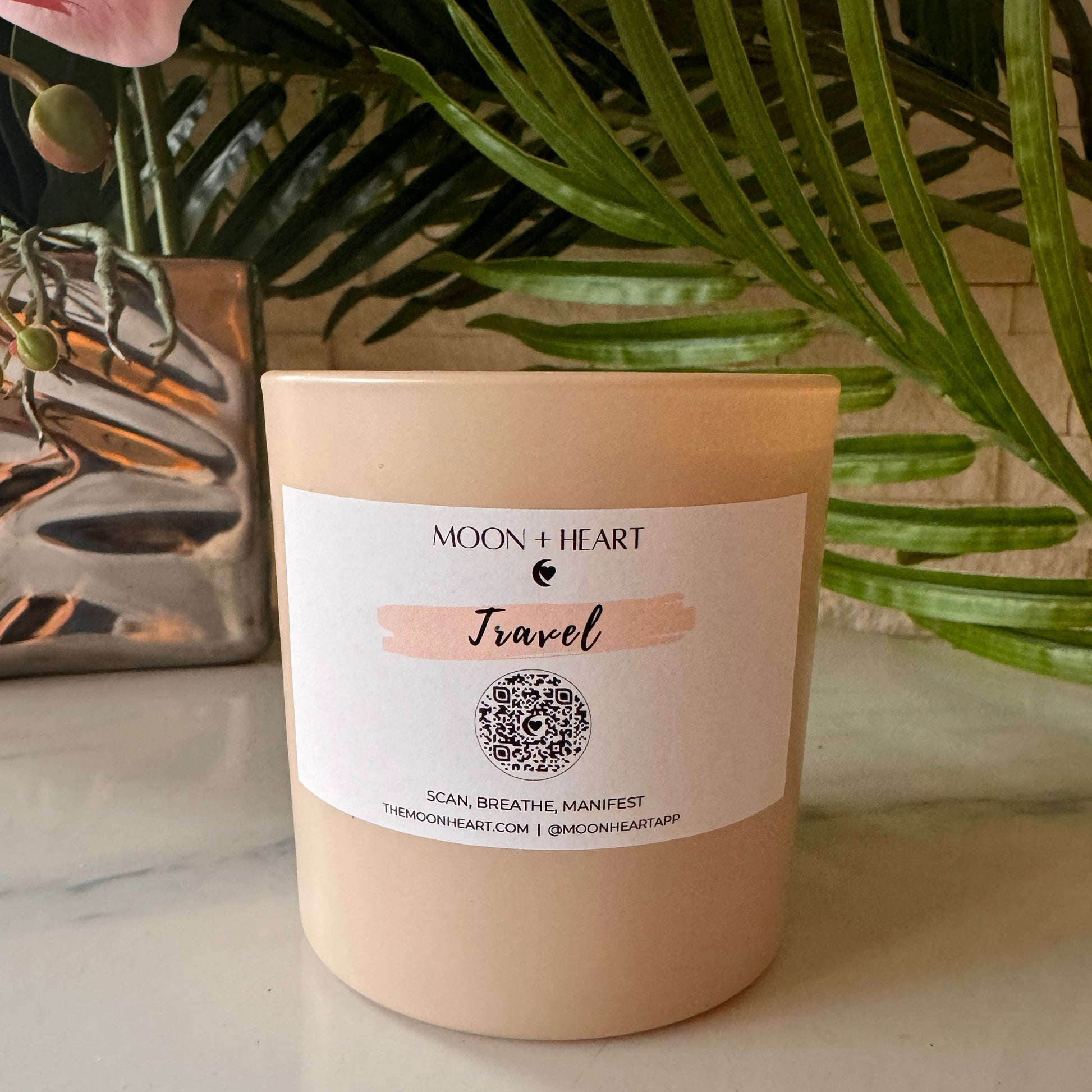 Travel meditation candle