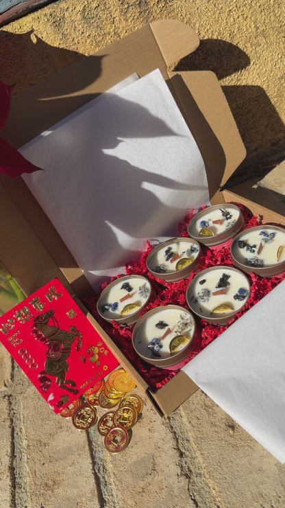 Box of 6 X 4oz 2026 horse candles