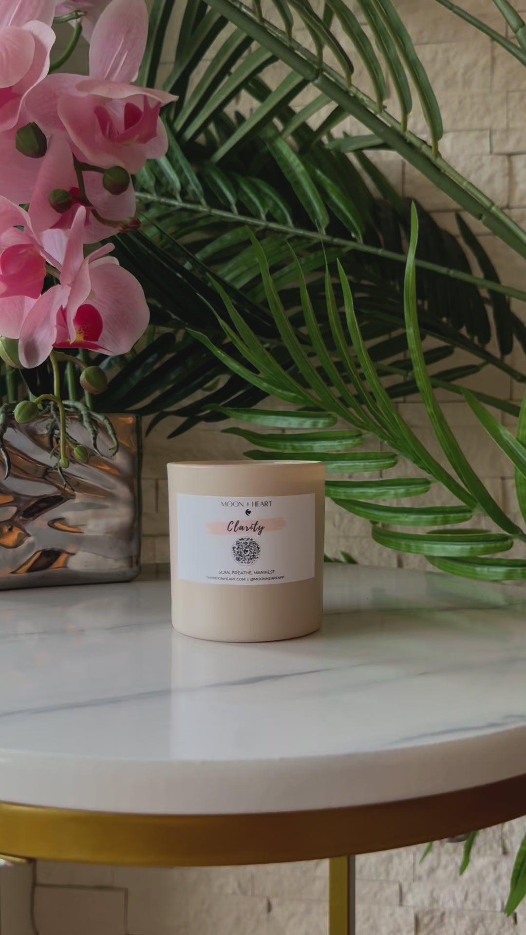 Clarity meditation candle 10