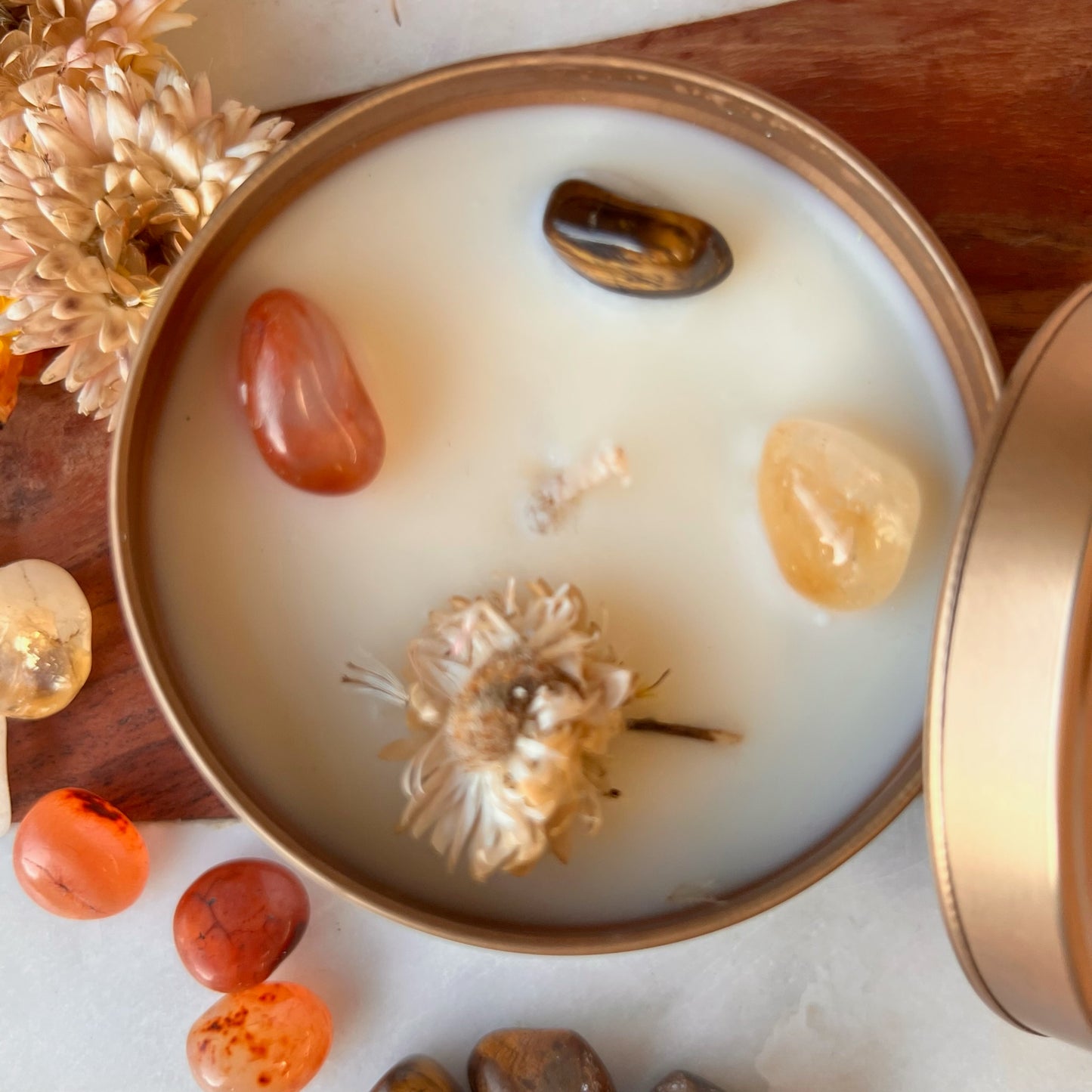 Gemini Candle | Zodiac candle | Crystal Infused candle | Intention Candle | Manifestation Candle