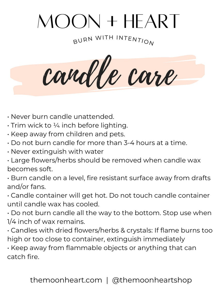 INFINITY LOVE  Bridal Intention Soy Wax Candle | Rose Quartz + Citrine | Scent: Lavender Brown Butter Cake