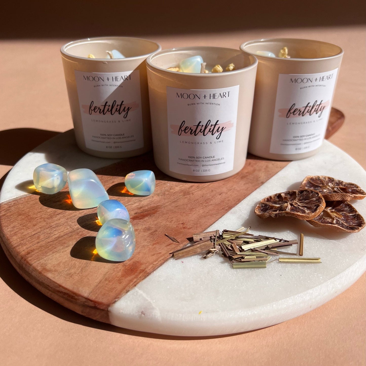 FERTILITY candle | Intention Candle | Chakra Candles | Homemade candles | Manifestation Candle