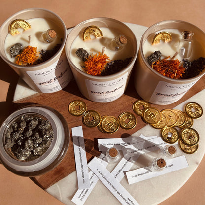 GOOD FORTUNE Intention Candle