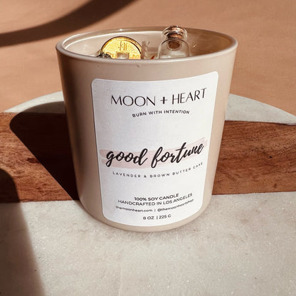 GOOD FORTUNE Intention Candle